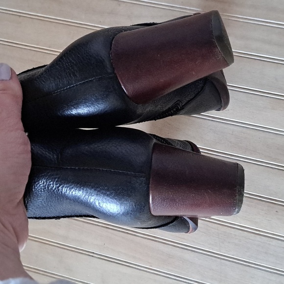 Kork Ease Natalya Wedge Ankle Boot Leather Black, Women's 8 - Picture 4 of 7